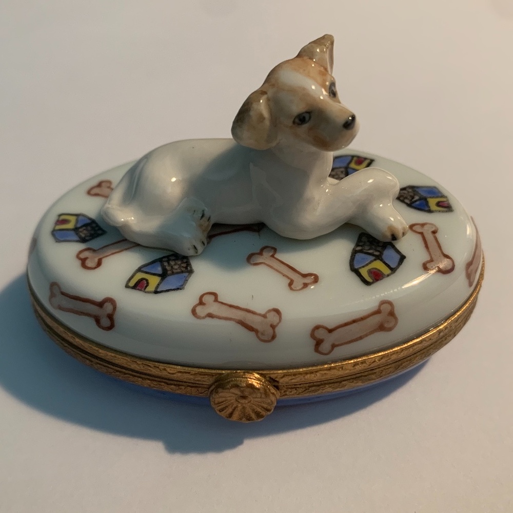 Porcelain Dog decoration